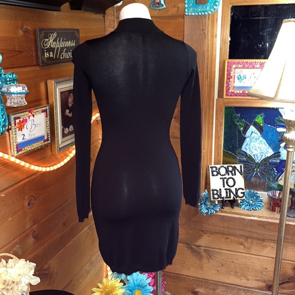 🆕Derek Heart SEXY black dress cold shoulder/arms - Picture 10 of 15